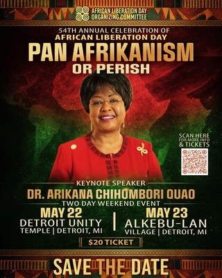 54th Annual Celebration of African Liberation Day - Pan Afrikanism or Perish