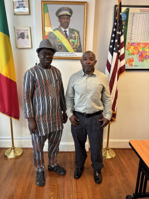 Dennis Boatwright and the Mali Ambassador to the United States Dennis Boatwright and the Mali Ambassador to the United States